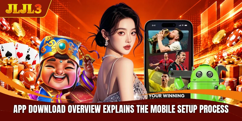 App download overview explains the mobile setup process