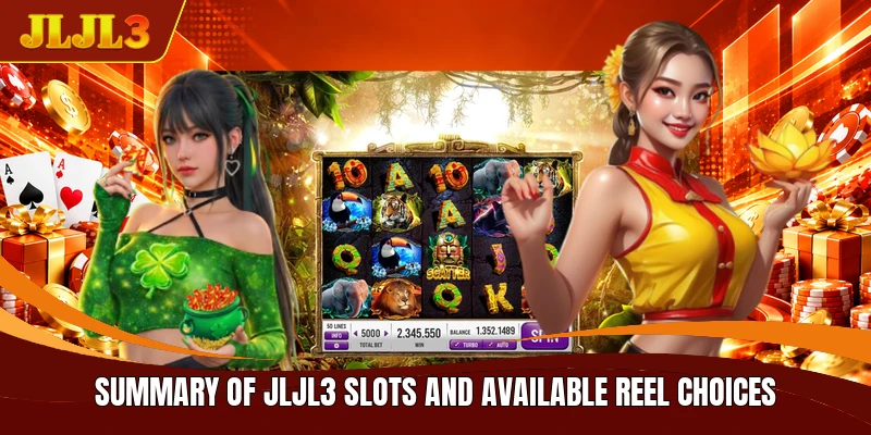 Summary of JLJL3 slots and available reel choices